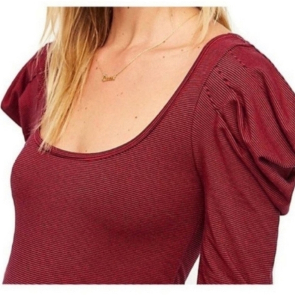 Free People Penelope Puff Top - Picture 4 of 6